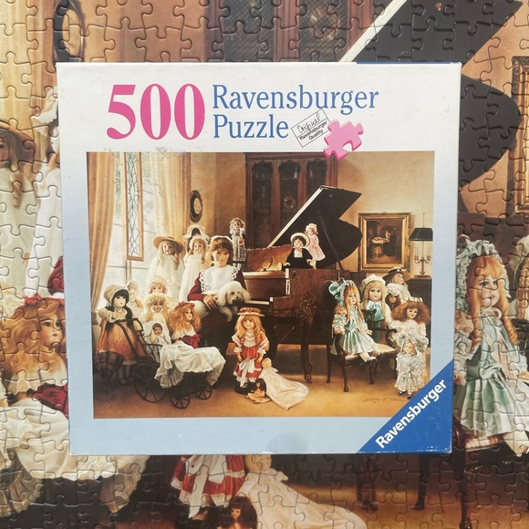 Ravensburger Other - Ravensburger 500 piece Vintage Doll Scene Puzzle Complete🧩
